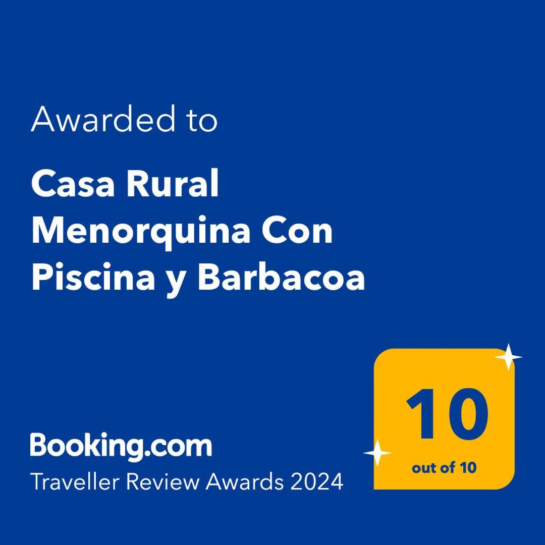Casa Rural Menorquina Con Piscina Y Barbacoa Sant Climent Екстериор снимка